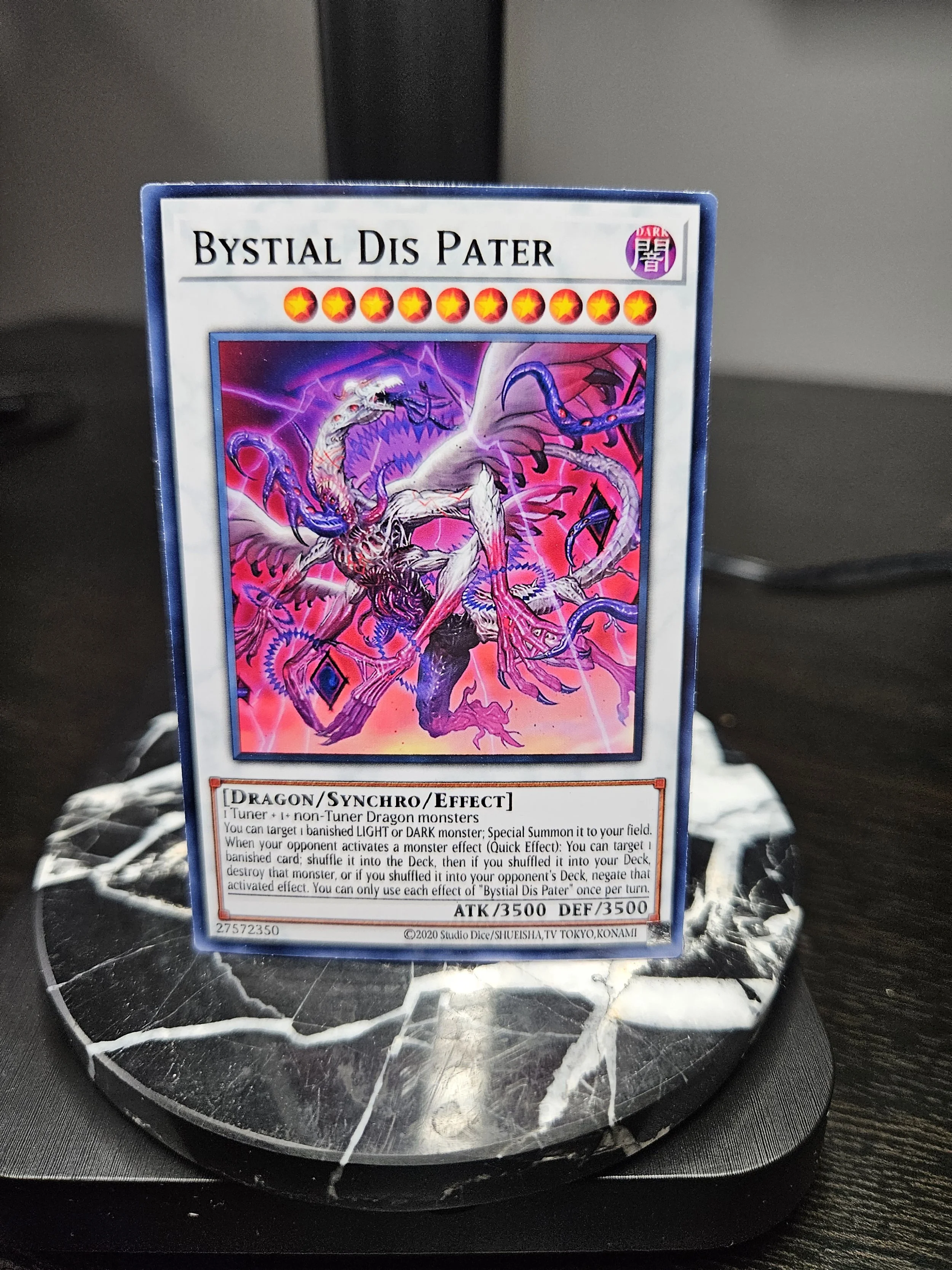 完売品✨別珍 ミッションディストリクト DRAGONES DEL Lサイズ Bystial Dis Pater (CYAC-EN041) — ValueTCG